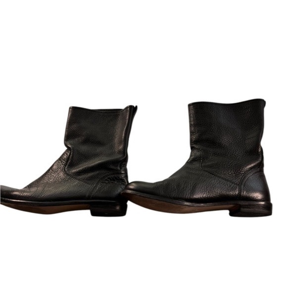 Vintage Coach Black Callan Boot Pebble Leather Size 8.5 — NEW SOLE/HEEL — EUC - Picture 4 of 8